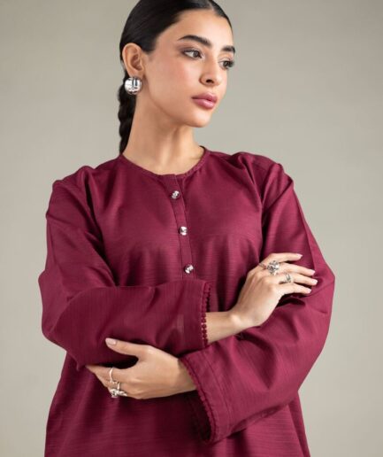 Maroon Ready-to-Wear Kurta for Women
