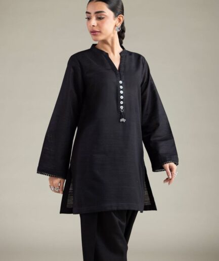 Black Ready-to-Wear Kurta for Women