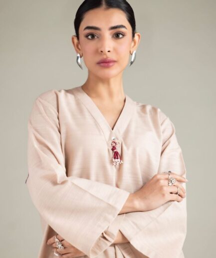 Beige Ready-to-Wear Kurta for Women