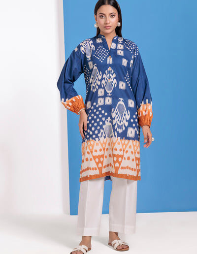 Blue-Cambric-1 Piece